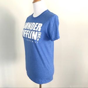 Tops - Dunder Mifflin Graphic Tee- Blue Tops - Dunder Mifflin Graphic Tee- Blue